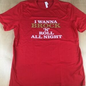 Barstool Sports Mens XL  Brock Purdy Brock All Night And Purdy Every Day T-Shirt